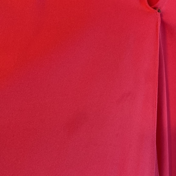 Joie Silk blouse. Hot pink. Size small. From Holts. Short sleeve. Wrap. - Picture 8 of 9